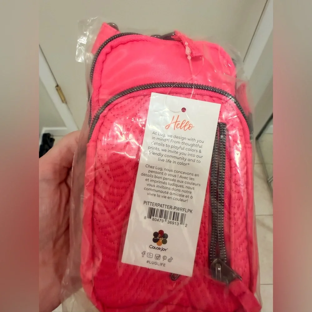 Lug  RDIF Vibrant Pink Quilted Bag - Picture 2 of 6